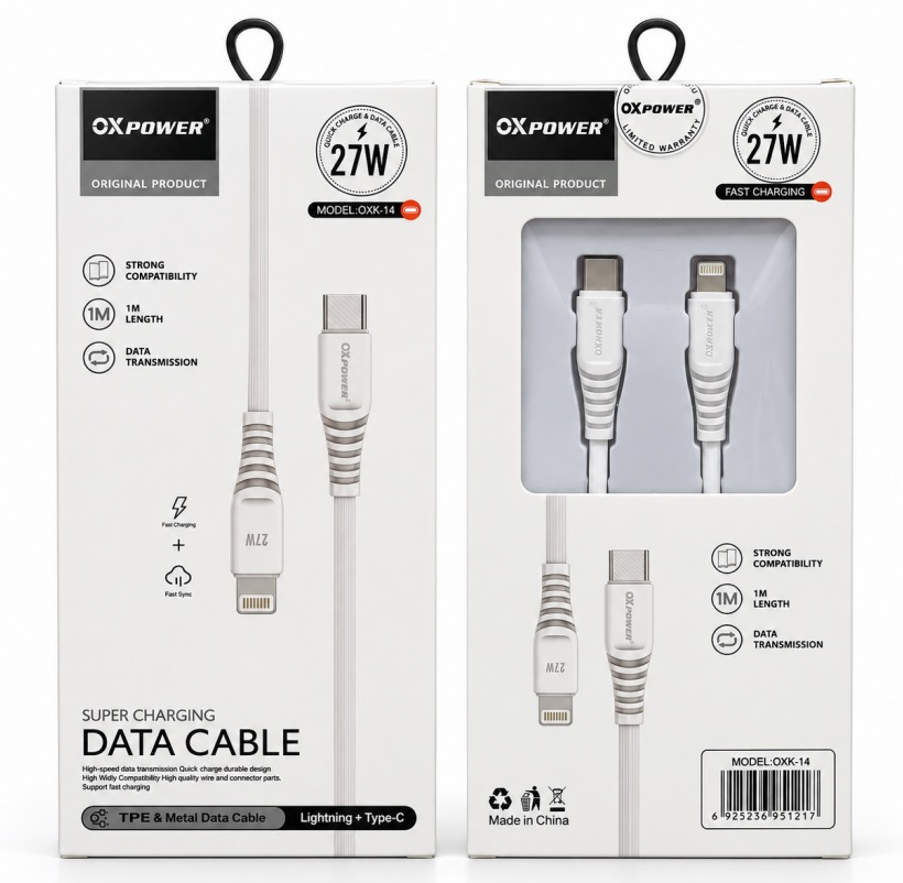 OXK-14 27W PD-LIGHTNING 100CM KABLO