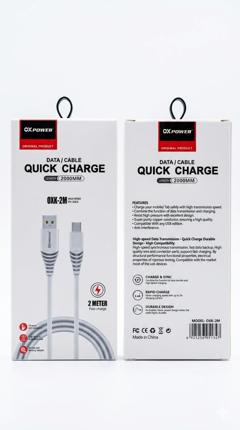 OXK2M USB-LIGHTNING 200CM KABLO