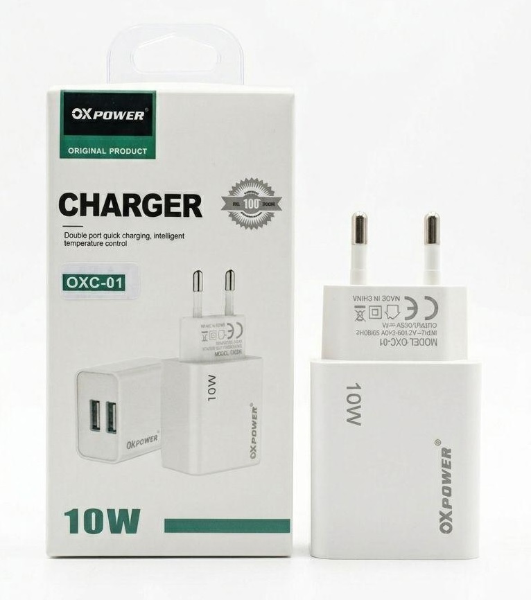 OXC-01 10W 2xUSB ÇIKIŞLI BAŞLIK