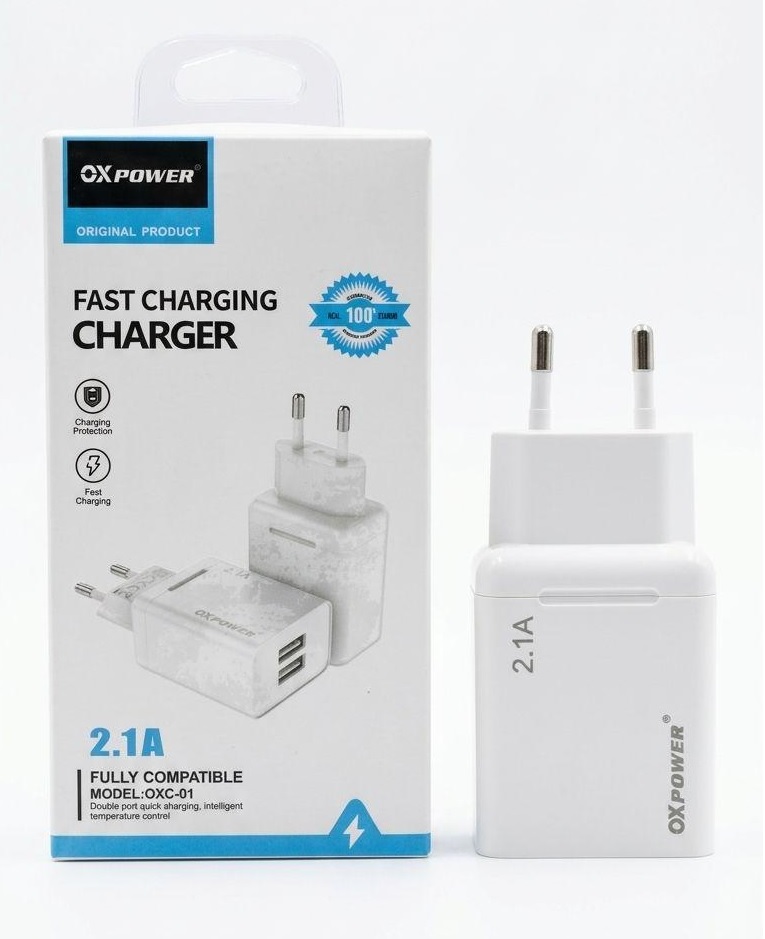 OXC01 2.1A 2xUSB ÇIKIŞLI BAŞLIK