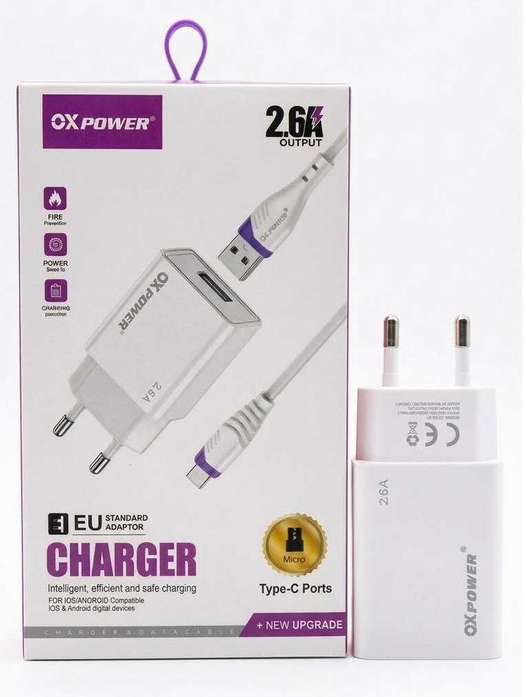 OXC03 2.6A USB TYPCE ŞARJ TAKIMI