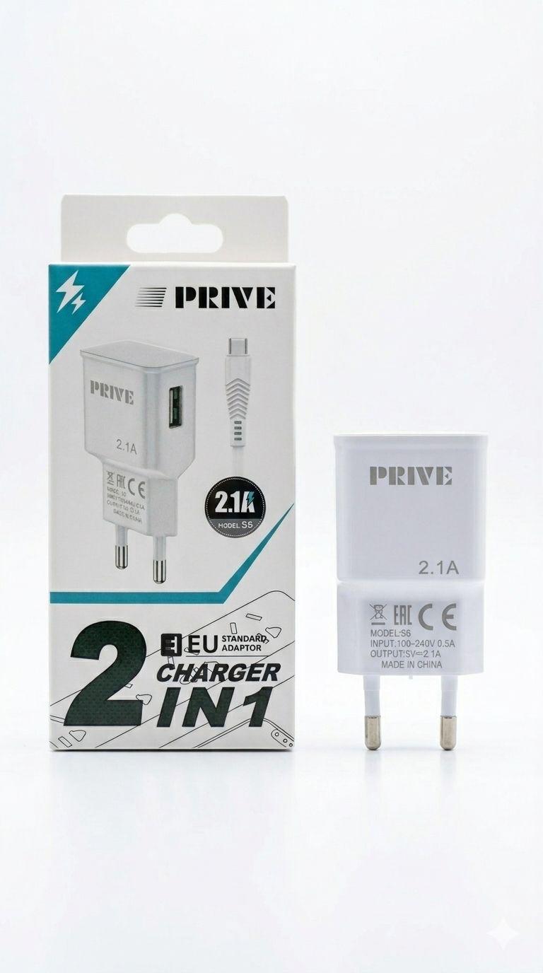 OXC-01M 2.1A USB MICRO ŞARJ TAKIMI