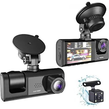 ARAÇ İÇİ DIŞ GERİ GÖRÜŞ KAMERA WİFİLİ SET