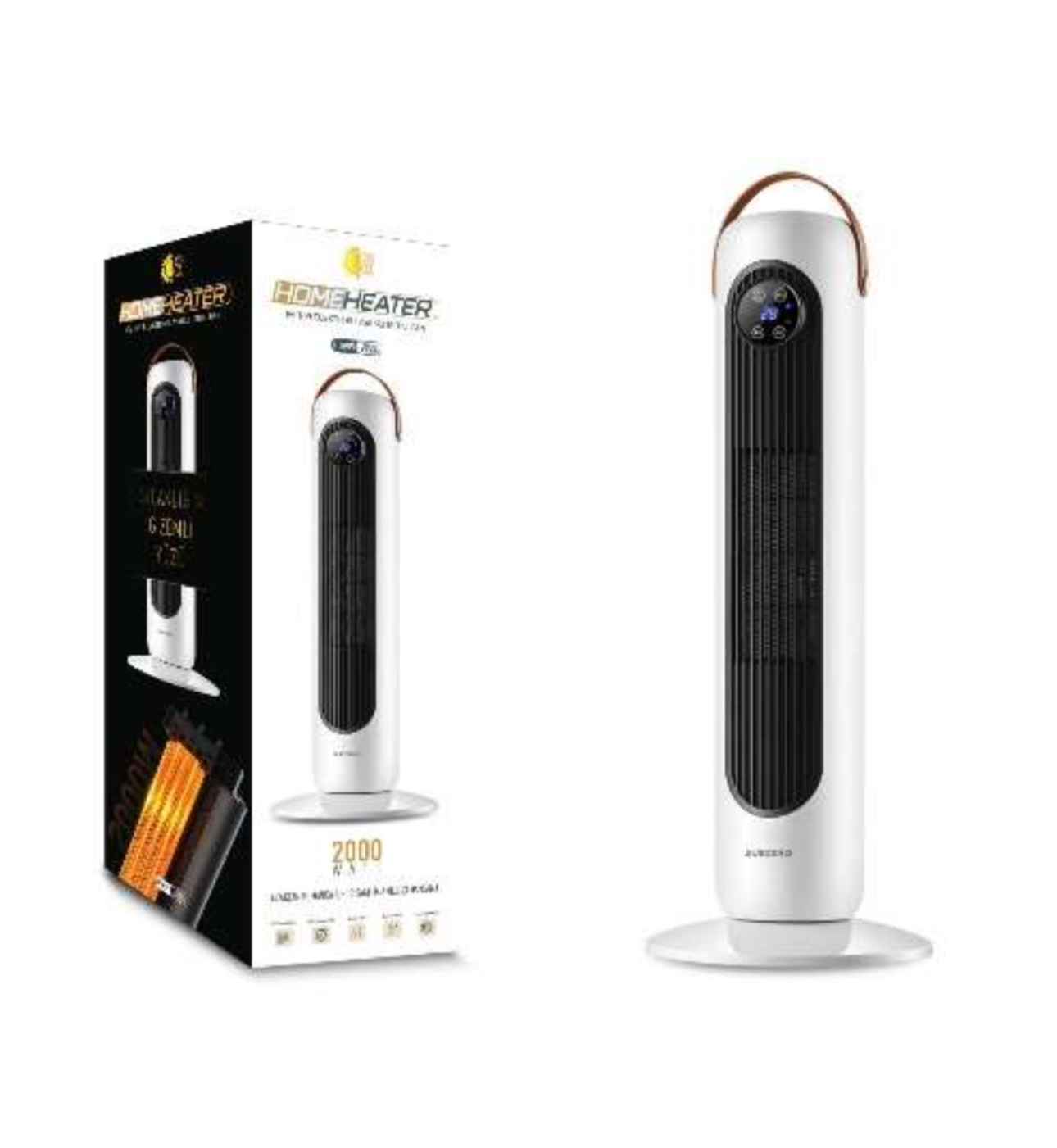 Ev Tipi Elektrikli Ayaklı Isıtıcı Fan - 2000 W
