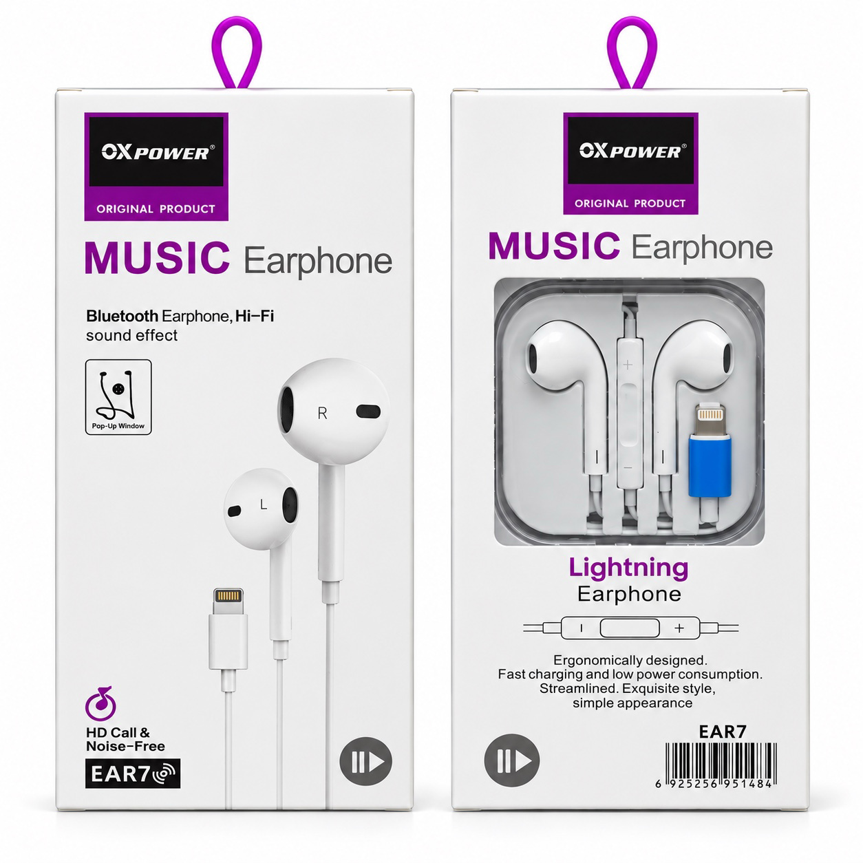 EAR7 IPHONE LIGHTNING ÇIKIŞLI KULAKLIK